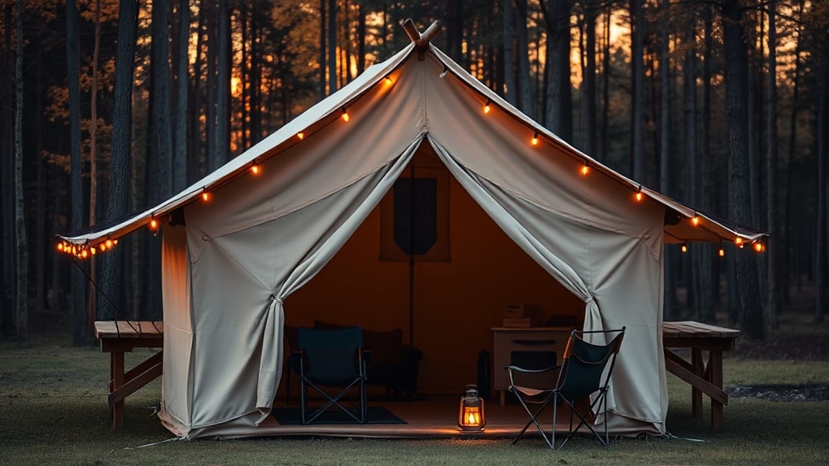 budget-friendly glamping trip