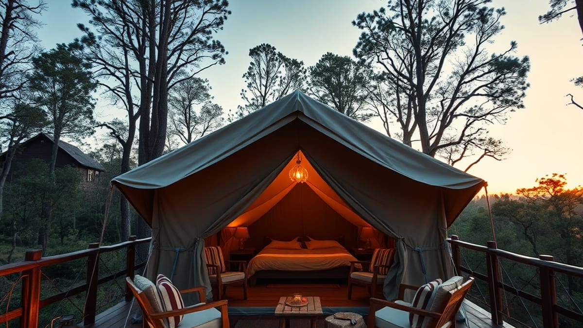 glamping style